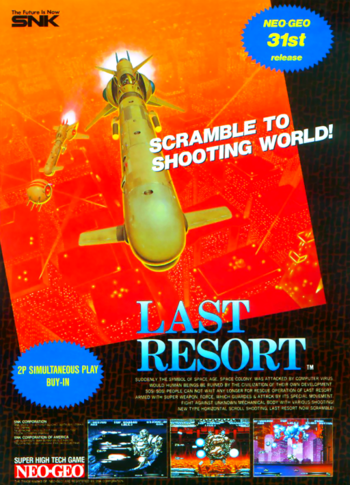 Last Resort Arcade Game Cover